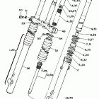 XT 250 Передняя вилка