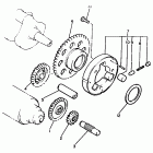 XV 1200D Муфта стартера