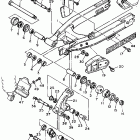 TT 600 Бугель (задний рычаг)