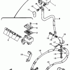 RZ 350 Главный тормозной цилиндр,передний