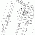 XJ750MK Передняя вилка