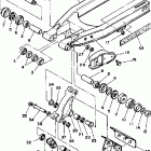 YZ490K Бугель (задний рычаг)