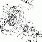 YZ490K Переднее колесо