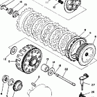 YZ490K Сцепление