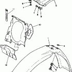 YZ490K Front rear fender