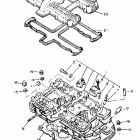 XJ750MK Головка цилиндра