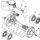 YZ490K Коленчатый вал и Поршень