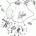 YZ490K Топливный бак