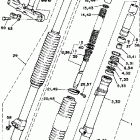YZ490K Передняя вилка