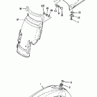 TT 500 Front fender - rear fender
