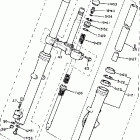 XV750H Передняя вилка