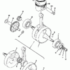TT 500 Коленвал,поршни