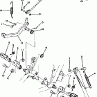 DT250E/DT400E Stand footrest brake pedal