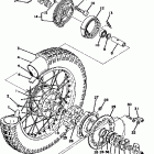 DT250E/DT400E Rear wheel dt400e