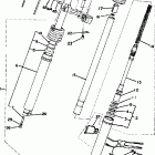 DT250E/DT400E Передняя вилка