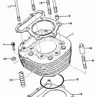 TT500D Головка цилиндра