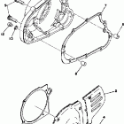 YZ100C/YZ125X Крышки картера