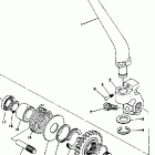 YZ100C/YZ125X Кик стартер