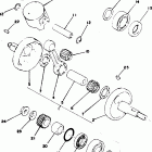 YZ100C/YZ125X Crank piston