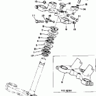 YZ100C/YZ125X Рулевое управление