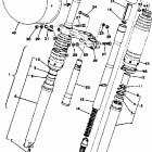 YZ100C/YZ125X Front fork yz100c
