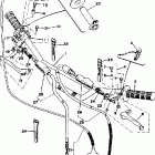 YZ100C/YZ125X Handle wire