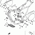 YZ100C/YZ125X Frame side cover