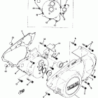 TX 750 Crankcase cover left