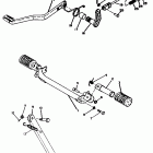 DT 2 Stand foot rest brake pedal