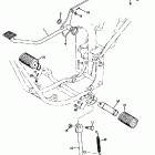 JT2 Stand brake pedal
