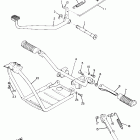 L5T Stand, foot rest & rear brake pedal
