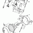 R3 Headlamp, speedometer and tachometer