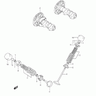 DR-Z400S Распределительный вал  /  клапана