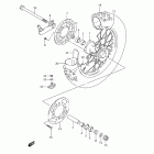 RM85,L Rear wheel (rm85k7 / k8 / k9)