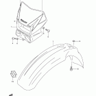 DR-Z400S Front fender (model k9)