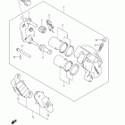 DL650,A Передний суппорт тормозной
