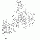DL1000 Передняя головка цилиндров