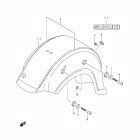 VL800,C,T Boulevard C50 Fender (vl800k8)