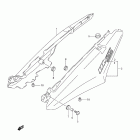 DL650,A Seat tail cover (model k8)