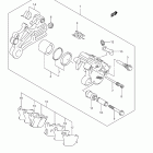 DL650,A Rear caliper (dl650ak7 / ak8 / ak9)
