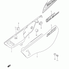 DR200SE Frame cover (model k6 / k7 / k8)