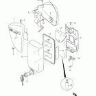 LS650 Boulevard S40 Frame cover (model k5 / k6 / k7 / k8)