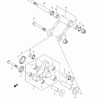 DR-Z125,L Втулки заднего рычага