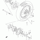 GS500F Заднее колесо