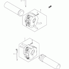 VL1500,T Boulevard C90 Handle switch (model k5 / k6)