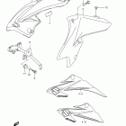 DR-Z125,L Fuel tank cover (model k9)