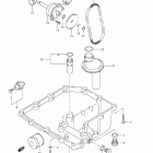 GSX650F Картер маслянный