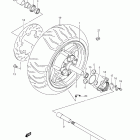 AN650,A Rear wheel (an650k8 / k9)