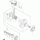 DR200SE Коленвал