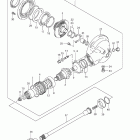 VL800,C,T Boulevard C50 Eller shaft - final drive gear (vl800ck7 / ck8 / c...